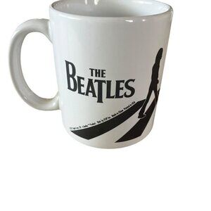 The Beatles Black and White Abby Road Coffee Mug